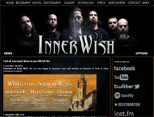 Tablet Screenshot of innerwish.gr